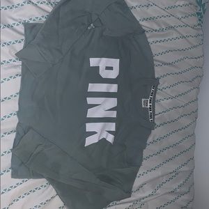 VS PINK Cold Shoulder Cropped Crew